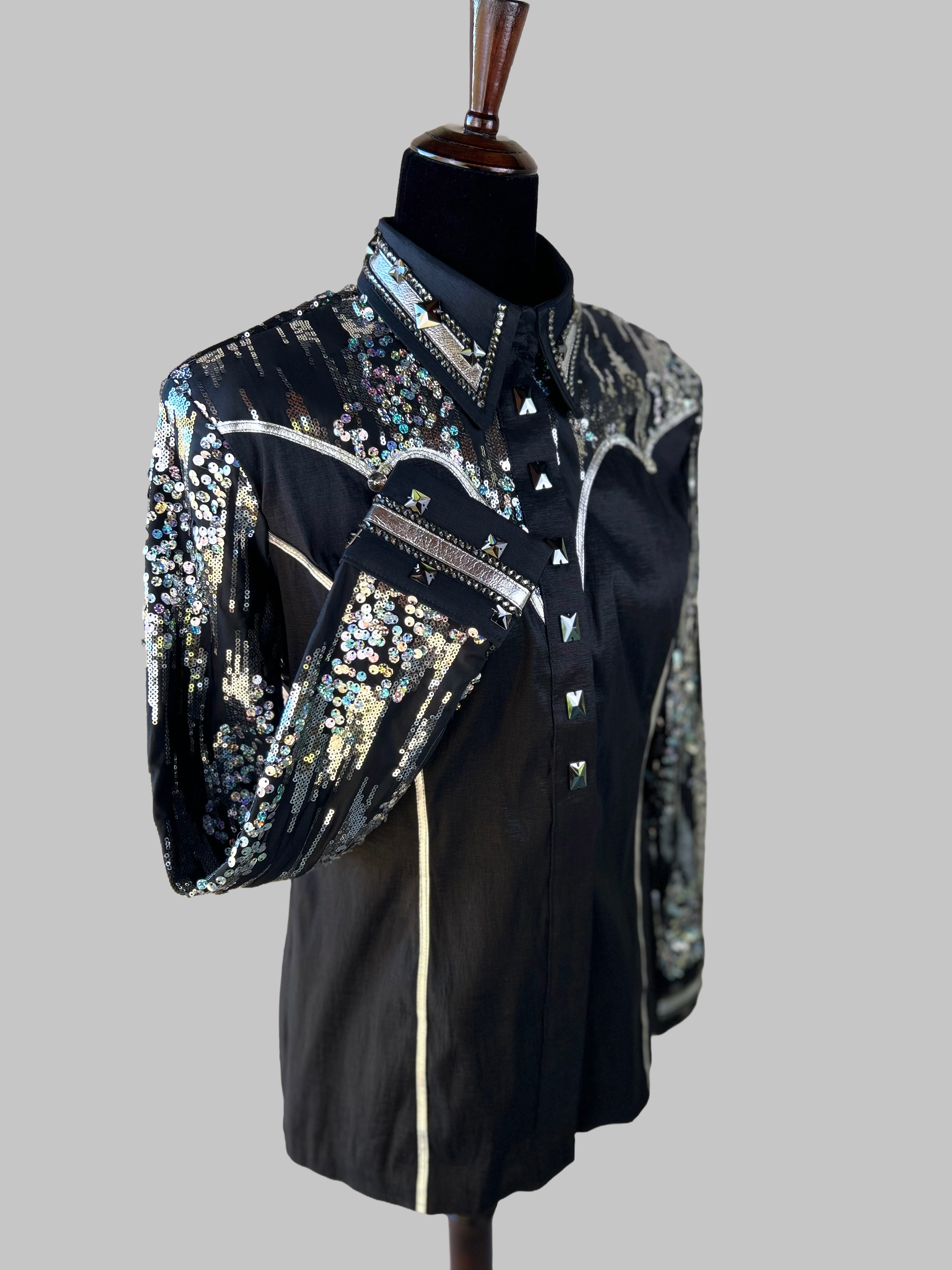 Black & Silver Horse Show Day Shirt