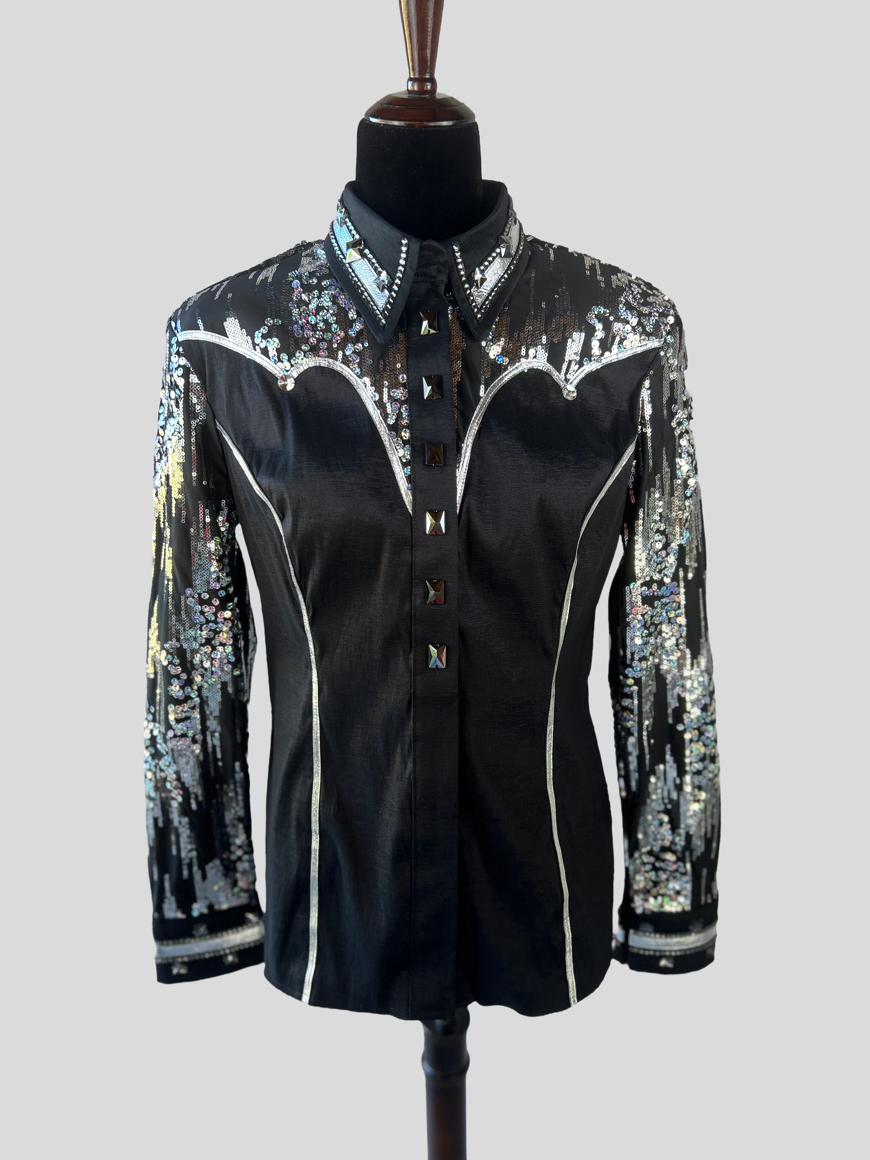 Black & Silver Horse Show Day Shirt